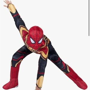 New - Marvel Integrated Spider-Man Official Youth Halloween Costume